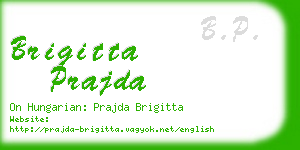 brigitta prajda business card